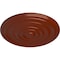 Ekena Millwork Carton Ceiling Medallion (For Canopies up to 3 3/4"), Hand-Painted Firebrick, 17 3/4"OD x 1 3/8"P CM18CAFIF - alternate 4
